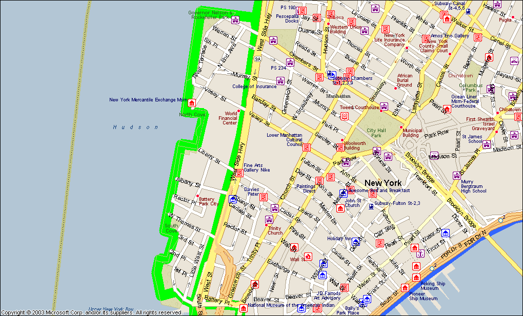 Hudson River Park Map